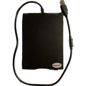 Raayoo USB FDD Floppy Disk Drive/Reader for Windows 11/10/8/7/2000/XP PC